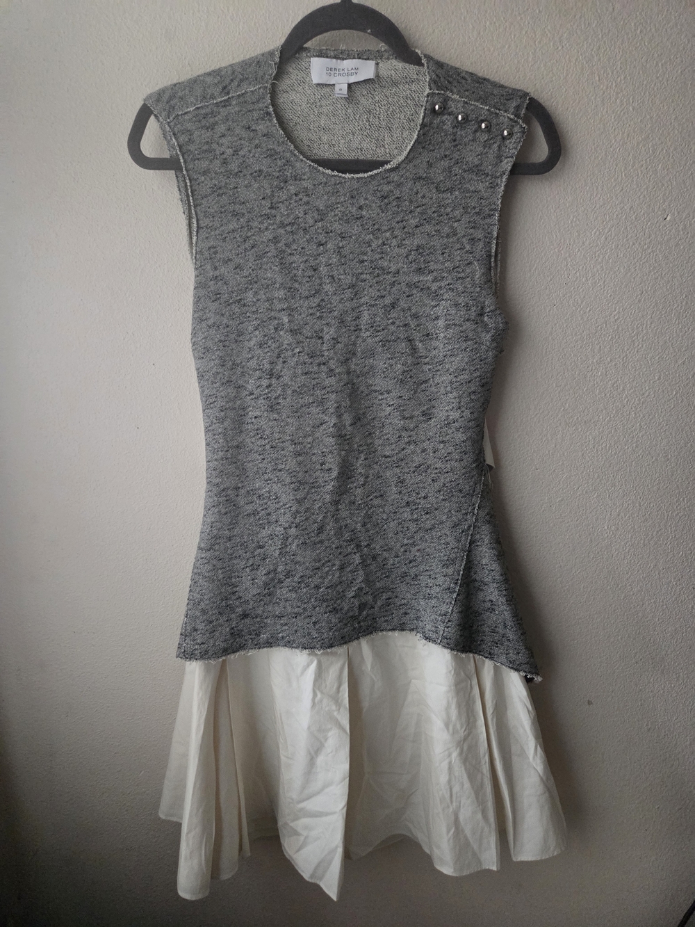 10 Crosby Derek Lam Crew Neck Mini Dress